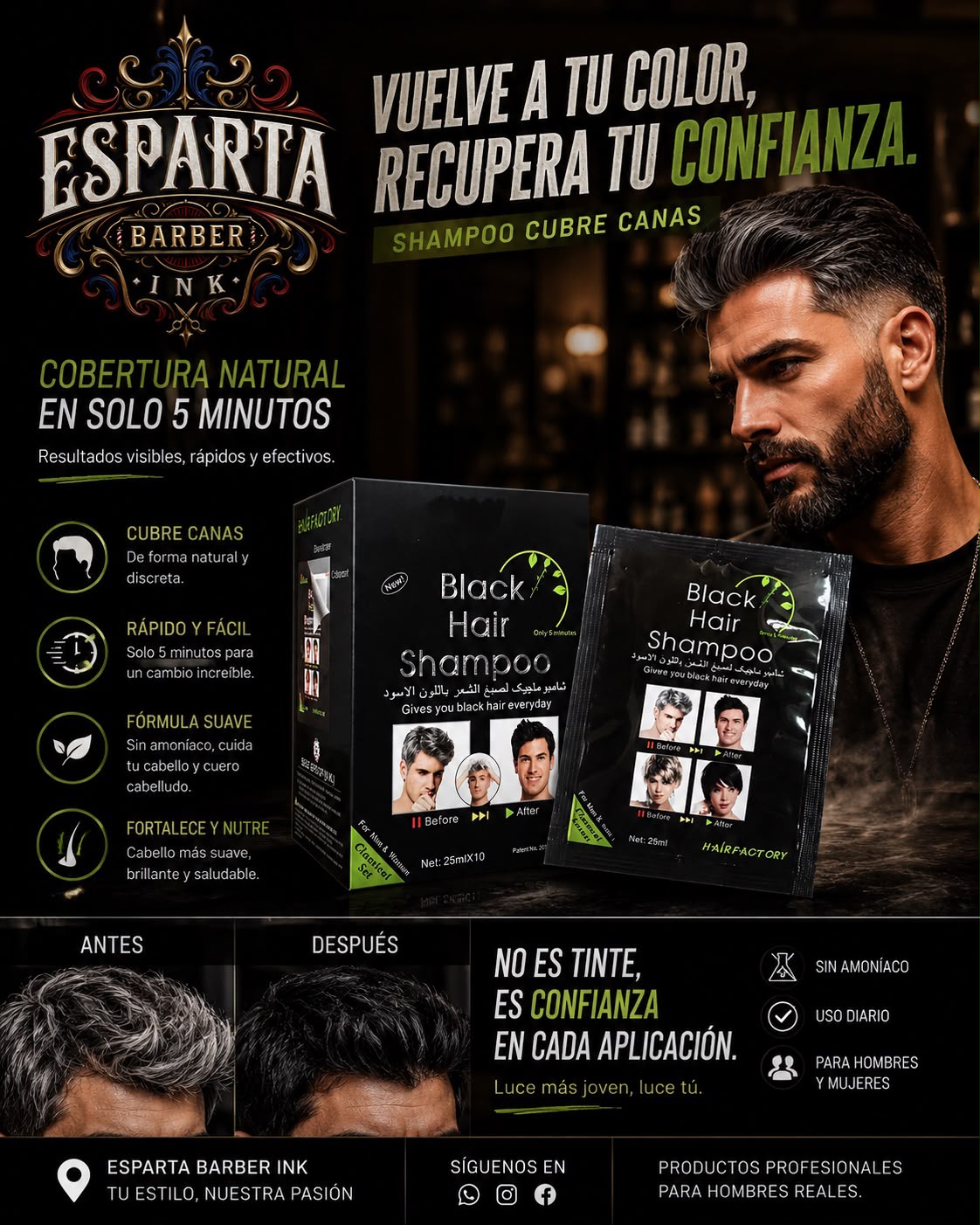 Shampoo Cubre Canas